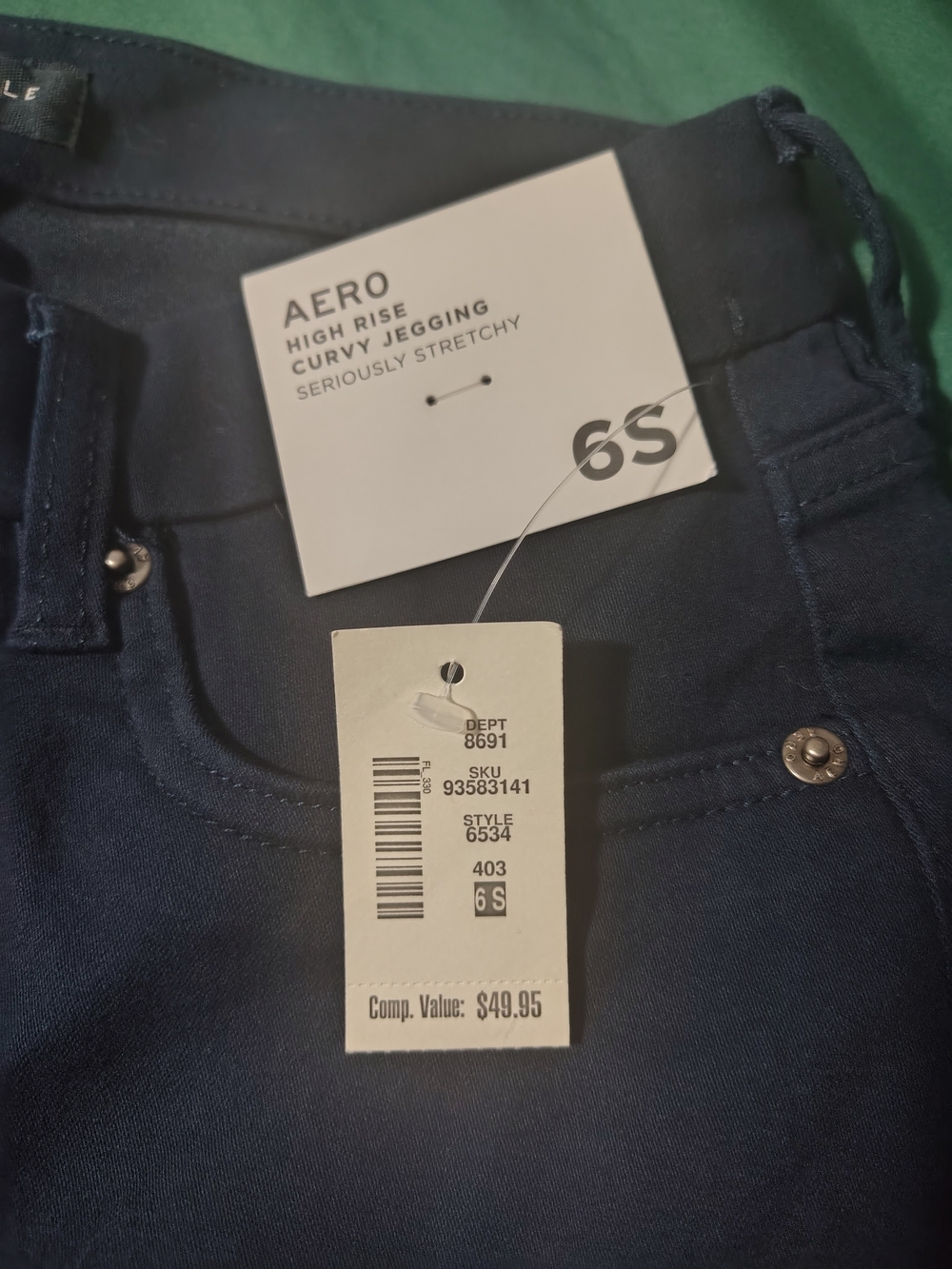 AERO High-Rise Curvy Jegging - Navy